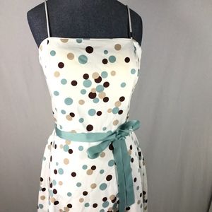 Jessica Howard size 10 White Polka Dot Dress